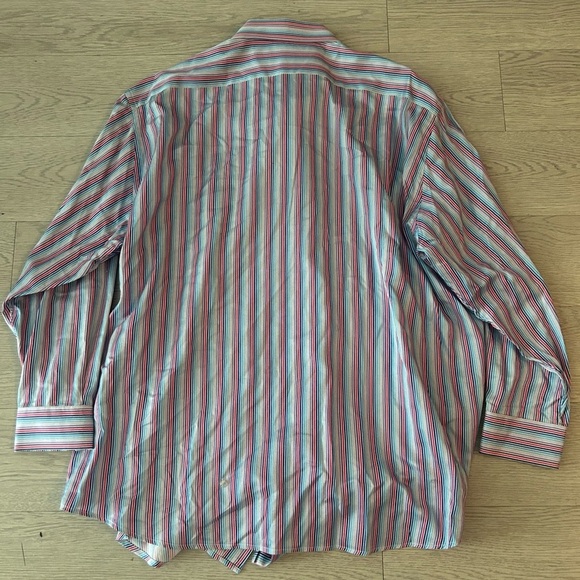 Robert Graham Long Sleeves Striped Multicolor Shirt Size 48 US 2XL - Picture 6 of 6